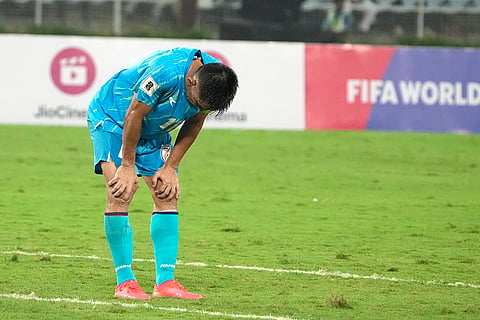 India’s captain Sunil Chhetri